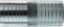 Picture of Midland - 973905 - 2 CPLG GALV STEEL