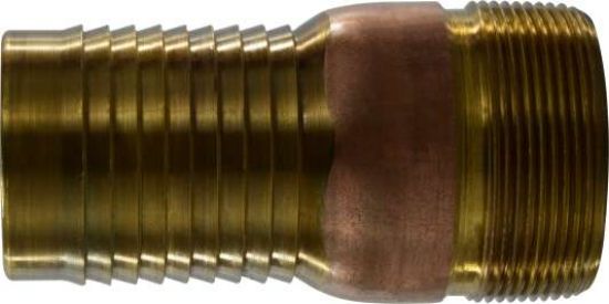 Picture of Midland - 973604 - 1 1/2 BRASS COMBO Nipple