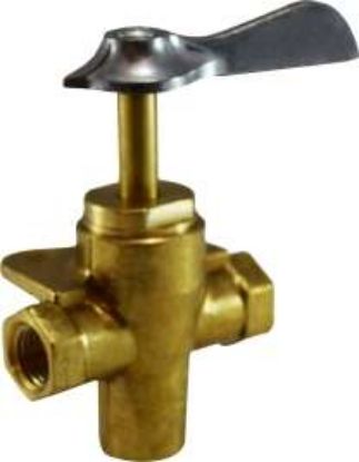 Picture of Midland - 46244 - 1/4F 3 WAY BOT OUT Valve WF/CHEC