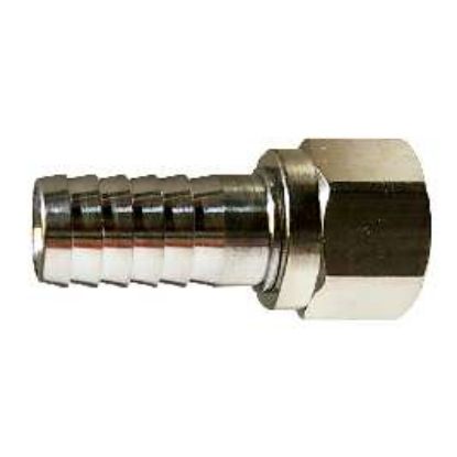 Picture of Midland - 34510 - 3/8 Barb X 1/4 FE FL Swivel #304 SS