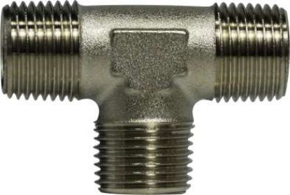 Picture of Midland - 28927 - 08-08-08 BRASS Male BSPT TEE
