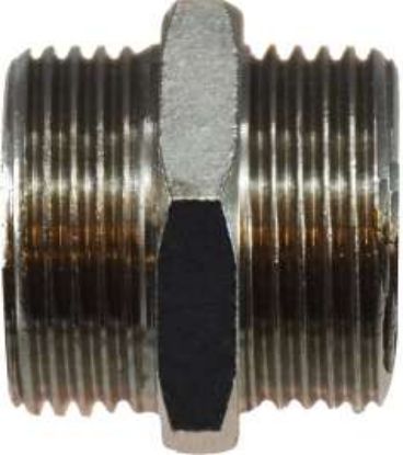 Picture of Midland - 28802 - 1/4 X 1/4 M BSPP N-PLTD HEX NIPP