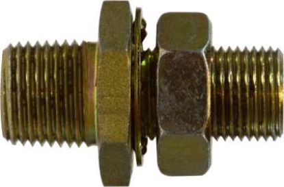 Picture of Midland - 28324 - 1/2 X 1-14 X 3/8 BRASS Bulkhead