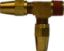 Picture of Midland - 38264 - 1/4 X 1/8 COPPER-AB X MIP RUN T