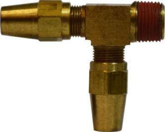 Picture of Midland - 38266 - 3/8 X 1/4 COPPER-AB X MIP RUN T