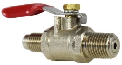 Picture of Midland - 944060 - 1/4MIP X 1/4FL CP BALL Valve w/CHECK