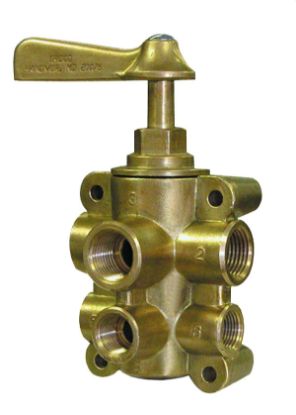 Picture of Midland - 46237 - 1/2 X 3/8 SIX PORT FUEL VALVE