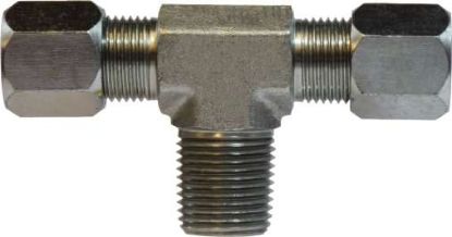 Picture of Midland - C260166 - 3/8 TUBE X MNPT FLRLS Branch TEE