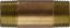 Picture of Midland - 40133 - 1-1/4 X 10 Red BRASS Nipple