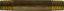 Picture of Midland - 40024 - 1/4 X 3 Red BRASS Nipple