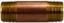 Picture of Midland - 40087 - 3/4 X 4-1/2 Red BRASS Nipple