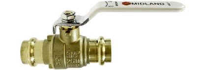 Picture of Midland - 940406LF - 1 1/4 LEAD-FREE PRESS BALL VALVE