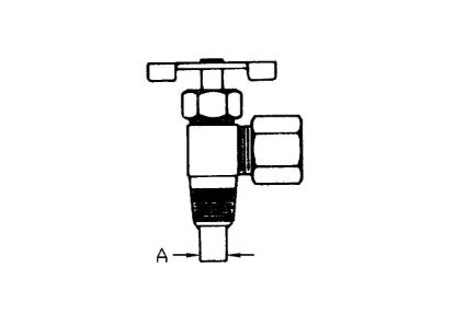 Picture of Midland - 103CHV - 1/4X1/8 Needle VALVE