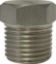 Picture of Midland - 62640B1 - 3 1000#/3000# T-304 B/S HEX HEAD PLUG