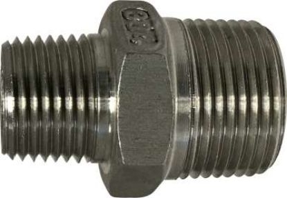 Picture of Midland - 62740 - 1/4 X 1/8 304 S.S. HEX Nipple