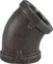 Picture of Midland - 65194 - 8" 45 DEGREE Black Elbow