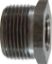 Picture of Midland - 67510 - 1 X 1/4 MXF Black STEEL HEX BUSH