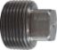 Picture of Midland - 67657 - 1-1/2 Black SQ HD STEEL PLUG