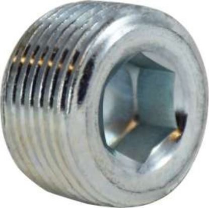 Picture of Midland - 66761 - 1/8 ZINC PLTD C/S HEX STEEL PLUG