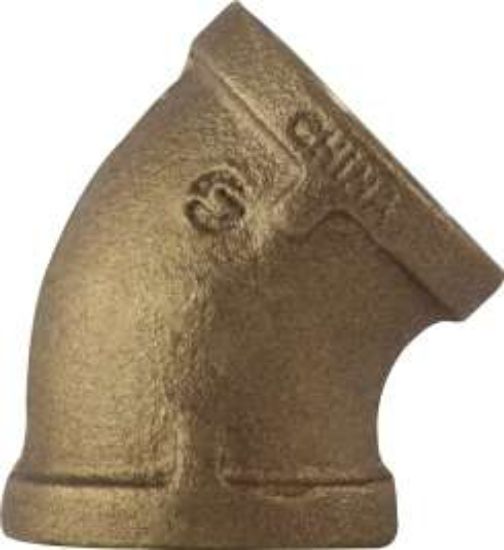 Picture of Midland - 44180 - 1/8 BRONZE 45 Elbow