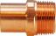 Picture of Midland - 77336 - 1-1/2 FTG X Male COPPER FITTING