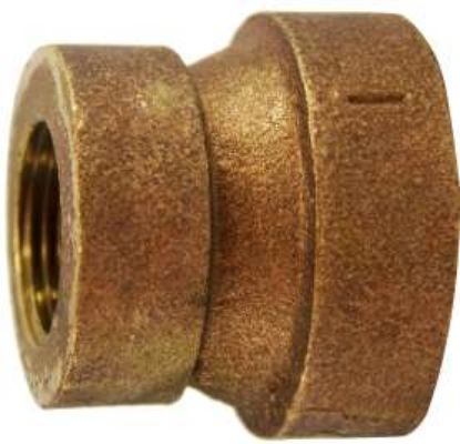 Picture of Midland - 43450 - 1 1/2 X 1 1/4 EH BRONZE Coupling