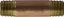 Picture of Midland - 42070 - 1/2 X 6 XH Red BRASS Nipple