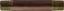 Picture of Midland - 42022 - 1/4 X 2 XH Red BRASS Nipple
