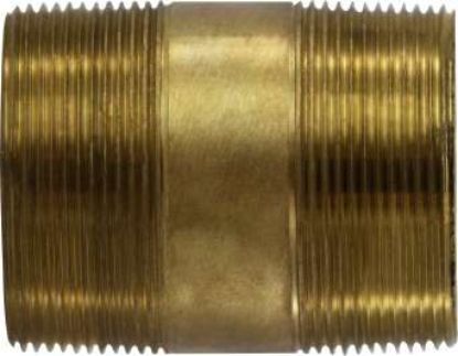 Picture of Midland - 42164 - 2 X 4 XH Red BRASS Nipple