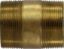 Picture of Midland - 42165 - 2 X 4-1/2 XH Red BRASS Nipple
