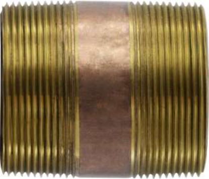 Picture of Midland - 42207 - 3 X 6 XH Red BRASS Nipple