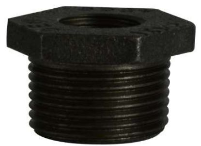 Picture of Midland - 65512DT - 1 X 1/2 DOUBLE TAP Black BUSHING