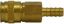 Picture of Midland - 28690 - 1/4 Hose Barb UNIV. BRASS COUPLR