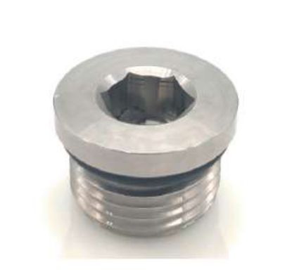 Picture of Midland - SS6408-HH-12 (9/16) - 316 -12 MORB HOLLOW HEX PLUG (9/16)
