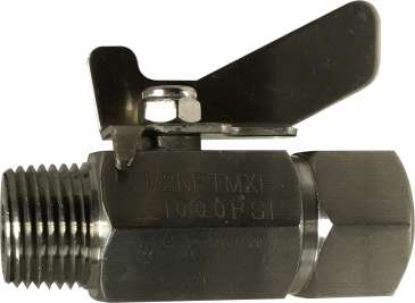 Picture of Midland - 46905SS - 1/2 MIP X FIP S.S. Mini Ball VALVE