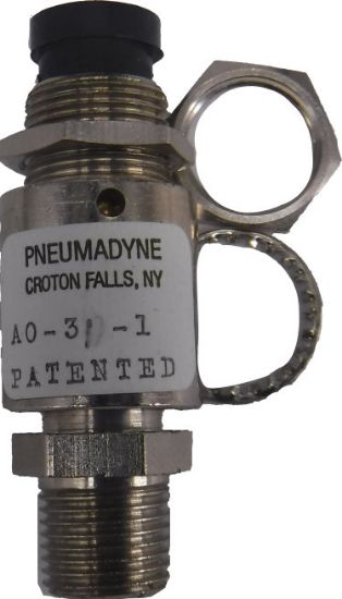 PNEUMADYNE  Ao-31-1 Manual Air Control,3-Way, 2-Position valve AO-31-1:  VALVE 3WNO, P/B, #10-32OUT,#10-32 OR 1/8" NPT IN