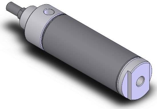 Picture of American Cylinder 2000DNS-1.00 2" BORE DOUBLE ACTING AIR CYLINDER - STAINLESS STEEL SERIES - NOSE MOUNT