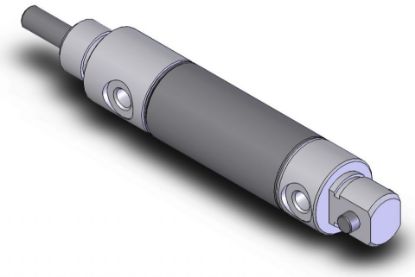 Picture of American Cylinder 437DVS-4.00 7/16" BORE DOUBLE ACTING AIR CYLINDER - STAINLESS STEEL SERIES - UNIVERSAL MOUNT