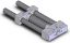 Picture of American Cylinder 1062L75-0.50 1-1/16" BORE DOUBLE ACTING LINEAR SLIDE - DUAL BEARING BLOCK DESIGN - 3/4" DIAMETER GUIDE SHAFTS